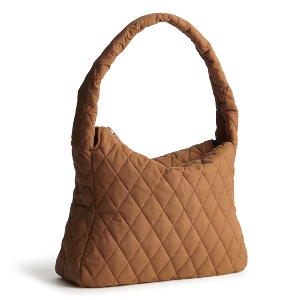 Vera Bradley Tifton Featherweight Nylon Hobo Tote New with Defect  0215